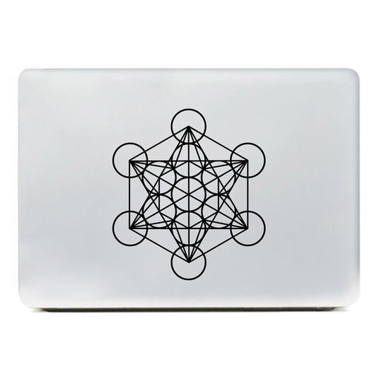Metatron's Cube Sacred Geometry Decal – Car & Laptop Sticker