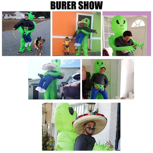 ET & Alien Inflatable Costume – Scary Monster Cosplay for Kids & Adults