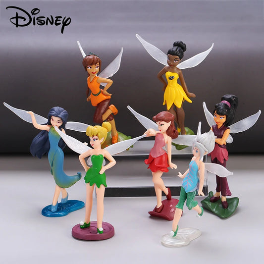 Disney Tinkerbell Fairy Set – 7pcs PVC Mini Anime Action Figures