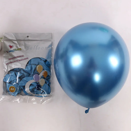 5/10/12inch Premium Metallic Latex Balloons – Party Decoration