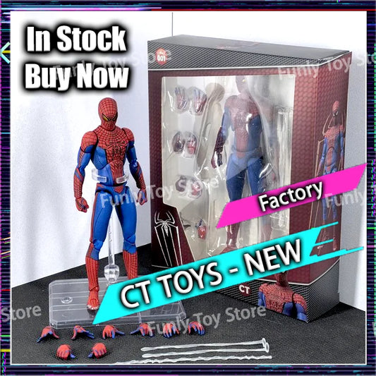 Ct Toys Spider-Man Mafex 001 – Peter Parker Andrew Garfield Action Figure