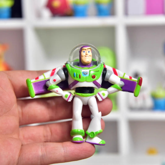 Disney Toy Story 4 Action Figures – Woody, Buzz Lightyear, Forky & Rex Mini Collection Set