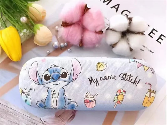 Disney Lilo & Stitch Glasses Case – Princess Series Hard Shell Protective Box for Kids
