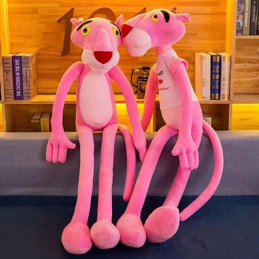 Cartoon Disney Cute Pink Panther Plush Doll – Soft Anime Cloth Toy Pillow for Kids & Adults