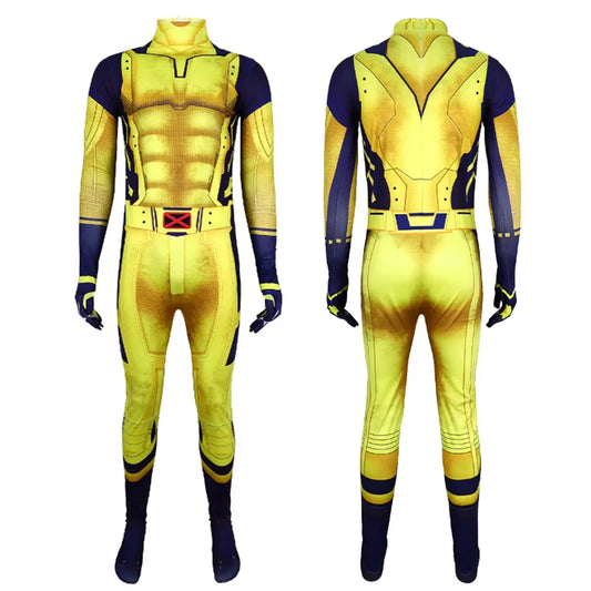 WOLVERINE Logan Battle Suit Costume – Kids & Adults Cosplay Outfit Inspired by Deadpool 3