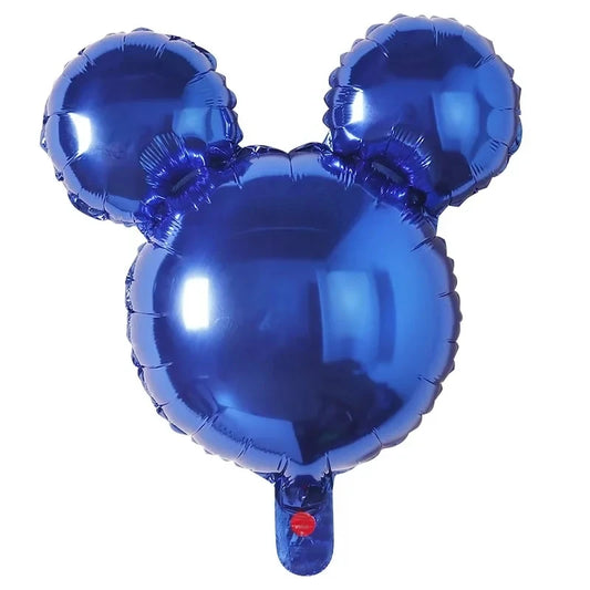 10pcs Mickey & Minnie Mouse Head Foil Balloons – Party Decoration