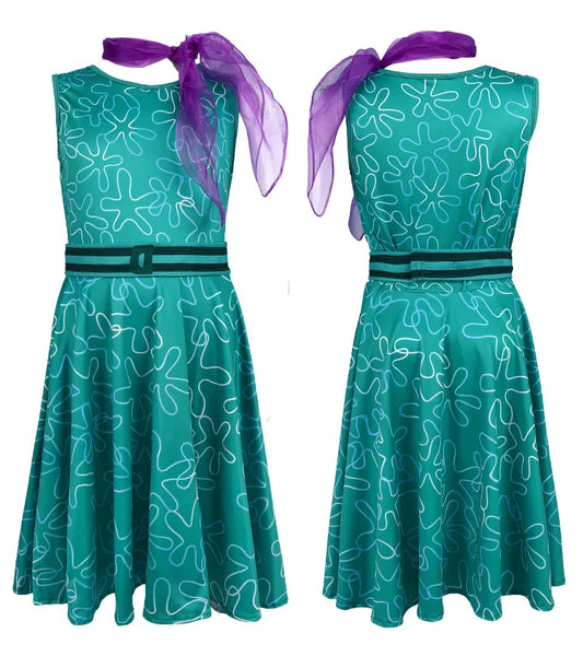 Inside Out 2 Anime Movie Cosplay Costumes – Joy, Envy, Anxiety & Ennui Outfits for Adults & Kids