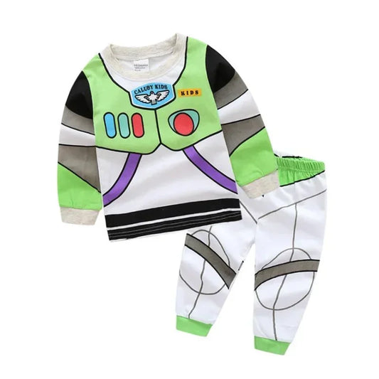 Woody & Buzz Lightyear Cosplay Costume Set – 2-Piece Anime Cartoon Outfit for Boys & Girls