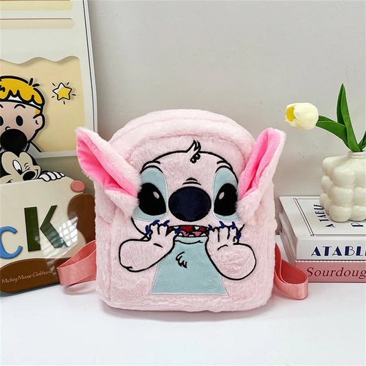 New Plush Stitch Backpack – Japanese Style Large-Capacity Student Bag