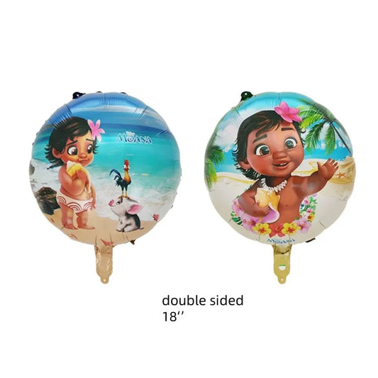 Ocean Adventure Moana Balloon Set – Birthday Party Decoration Supplies for Kids