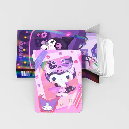 Disney &Kuromi Peripheral Essentials – 30pcs Double-sided Laser LOMO Photo Cards