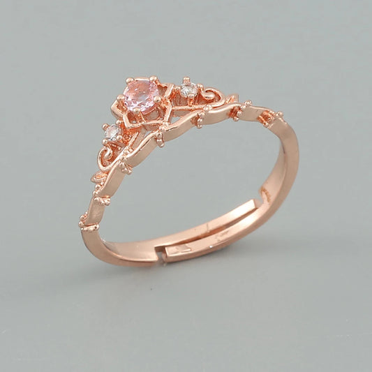 Disney Princess Collection Open Rings – Tangled & Mermaid Inspired Jewelry for Women