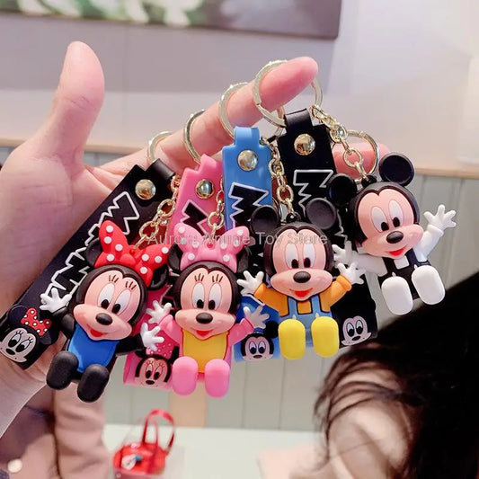 Anime Disney Princess Keychain – Cute Cartoon Mermaid, Snow White, Alice & More