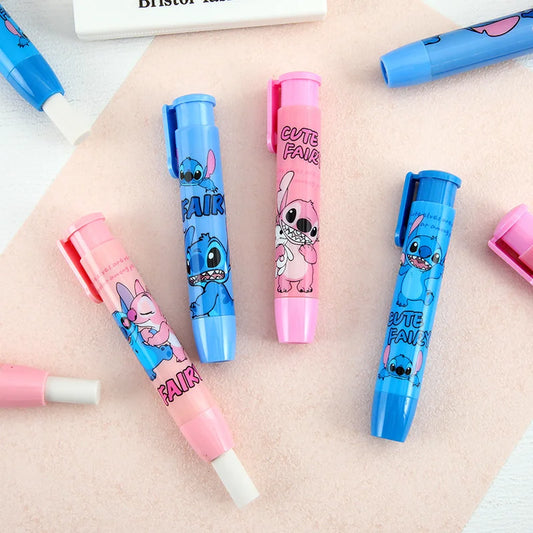 New 1/4pc Stitch Disney Press Eraser – Kawaii Lilo & Stitch School Stationery Supplies