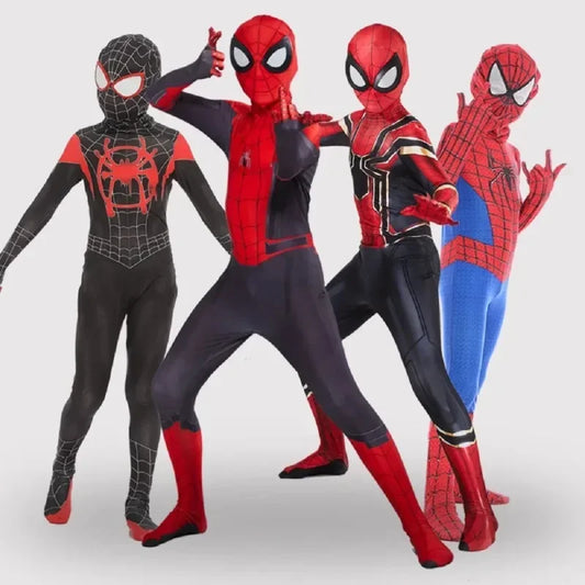 Spider-Man Cosplay Bodysuit – Carnival & Party Costume for Adults and Kids