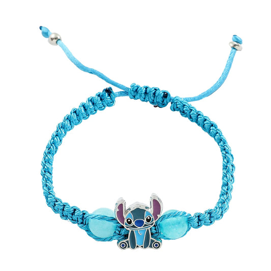 Disney Anime Lilo & Stitch Charms Bracelet – Cartoon Rope Chain Wristband