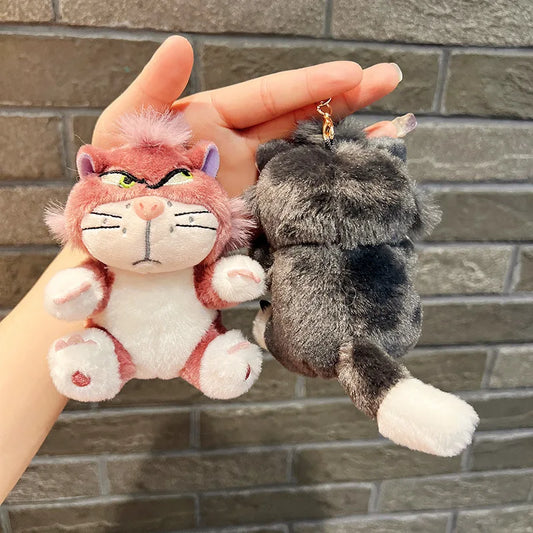 Kawaii Disney Lucifer Cat Plush Keychain – Cute Bag Pendant
