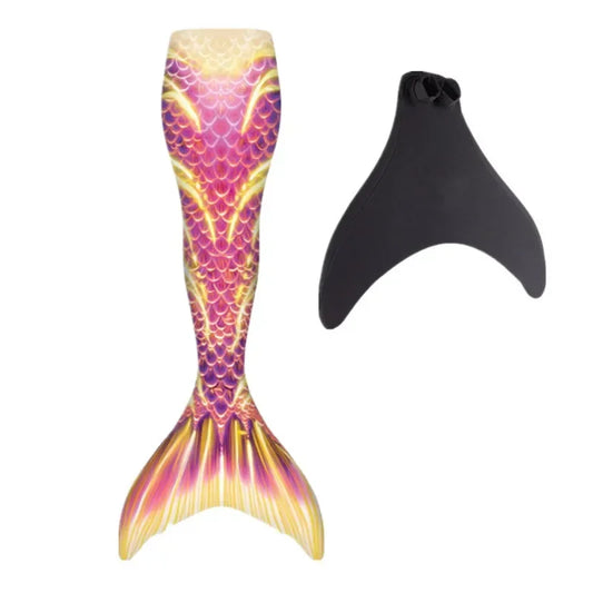 Kids & Adult Mermaid Tail Swimsuit – Fantasy Cosplay Costume with Monofin