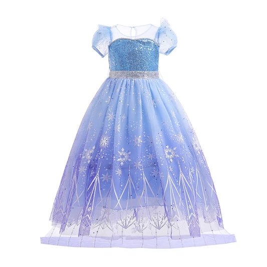 Disney Elsa Light-Up Princess Dress – Glowing Frozen Cosplay Gown for Girls