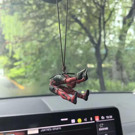 Deadpool Action Figure Pendant – Marvel Car Mirror & Room Hanging Decoration