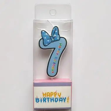 Hot Happy Birthday Number Candles (0-9) – Cartoon Mickey & Minnie Mouse Cake Toppers