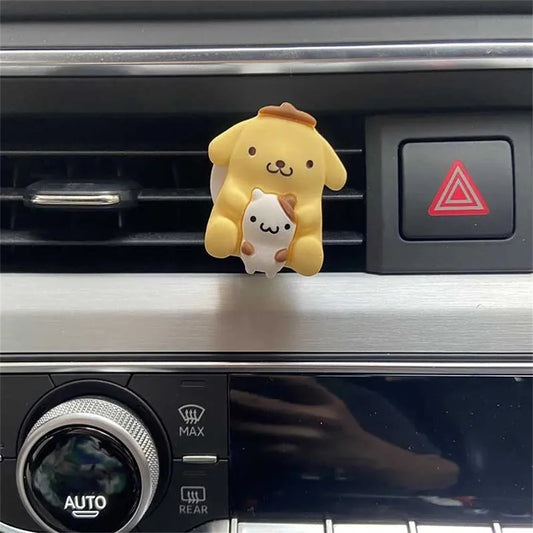 Sanrio Car Air Vent Aromatherapy Decoration – Cinnamoroll, Melody & Kuromi Air Fresheners