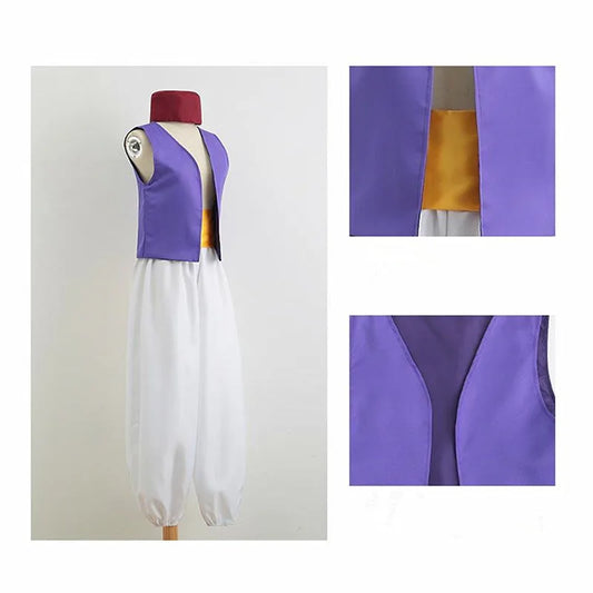 Fantasy Myth Prince Aladdin Costume for Adults – Cosplay & Stage Performance Outfit