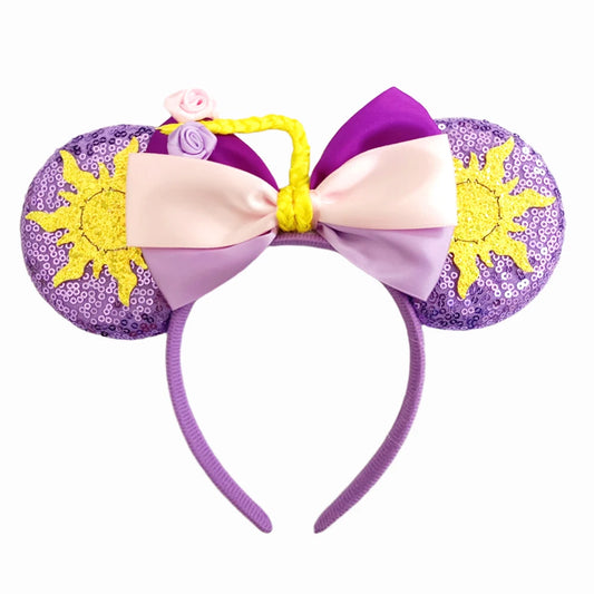 Frozen Hair Accessories – Elsa & Anna-Inspired Headbands with Snowflakes, Bows & Sequins