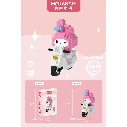 Sanrio Hello Kitty & Friends Building Blocks Set – Cute Brick Toys for Girls & Kids