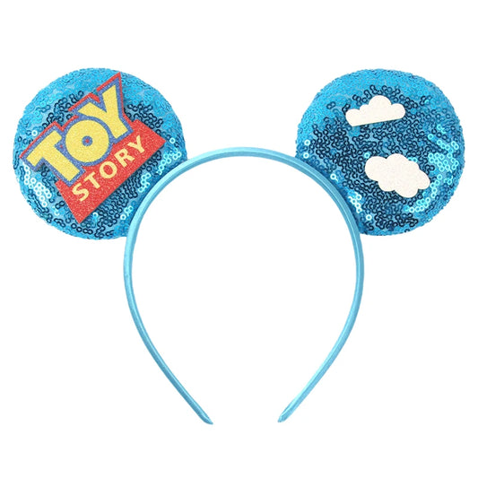2024 Disney Festival Party Mouse Ears Headband – 3.3" Glitter Hairband for Boys & Girls