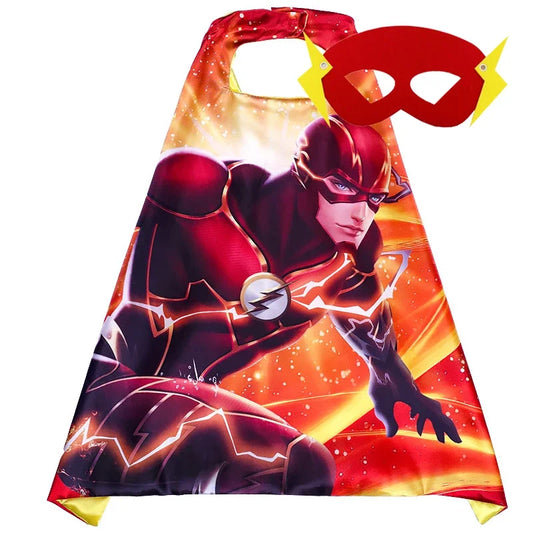 Disney & Marvel Masquerade Cape & Mask Set – Frozen, Spider-Man, Batman & More for Kids’ Cosplay & Party Gifts