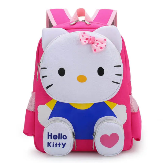 Sanrio Hello Kitty & Spider-Man Double-Shoulder Backpack – Kawaii Cartoon School & Travel Bag