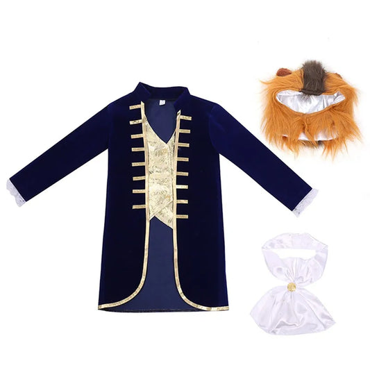 Beauty and the Beast Anime Jacket Set – Beast Cosplay Costume for Boys