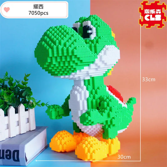 Disney Dinosaur Building Blocks – Small Particle Puzzle Toy for Boys & Kids