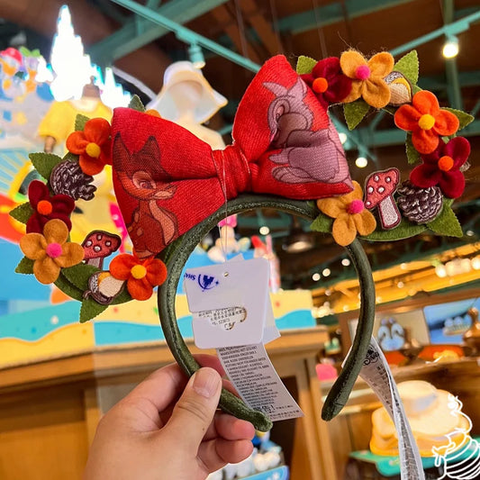Disney Minnie Mouse Ear Headband – Sequin & Plush Cosplay Accessory for Adults & Kids