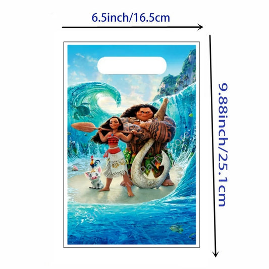 Disney Moana Birthday Party Gift Bags – Princess Theme Candy Loot Bags