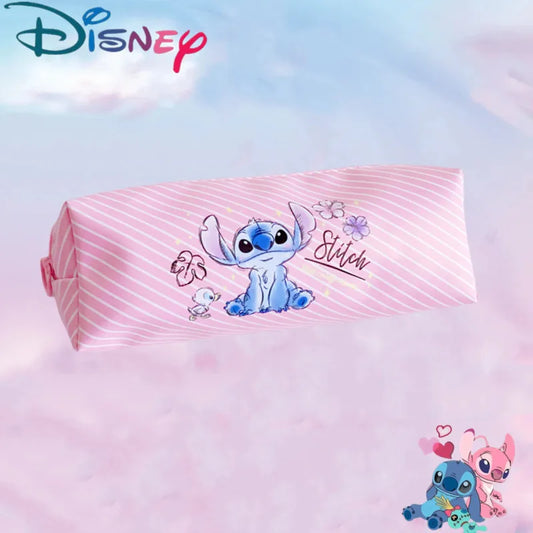 New Disney Stitch Anime Pencil Case – Cartoon Stitch Print Pen Bag for Students