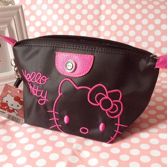 28x11cm Sanrio Hello Kitty Makeup Bag – Large Capacity Waterproof PU Handbag