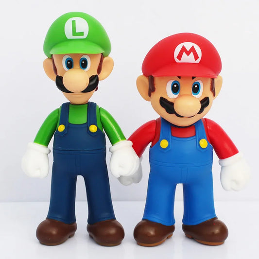 Super Mario Action Figure Toys – Mario, Luigi, Peach, Bowser, Yoshi & Wario