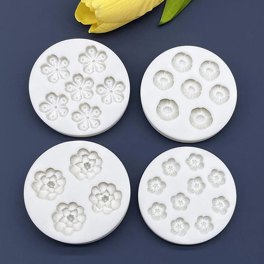 Flower Daisy Silicone Sugarcraft Mold – Resin & Fondant Cake Decorating Tool