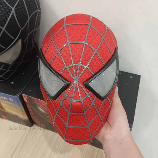 Spider-Man Tobey 1:1 3D Mask – Cosplay Faceshell with Detachable Lenses