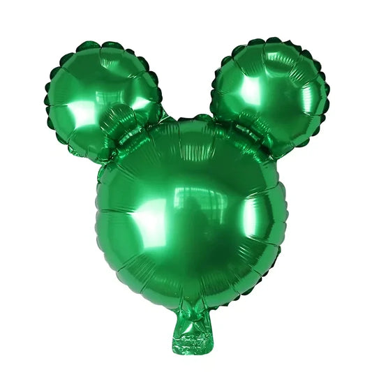 10pcs Mickey & Minnie Mouse Head Foil Balloons – Party Decoration