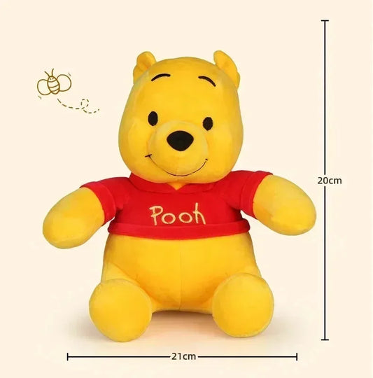 21–25cm Hot Disney Cartoon Animal Figures – Pooh, Tigger, Eeyore, Piglet Plush Toys