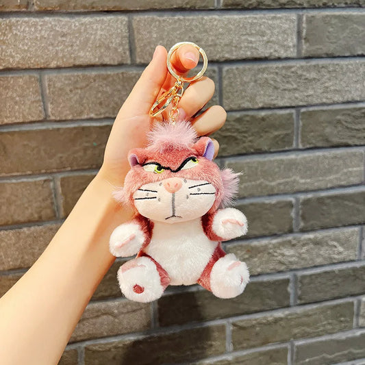 Kawaii Disney Lucifer Cat Plush Keychain – Cute Bag Pendant