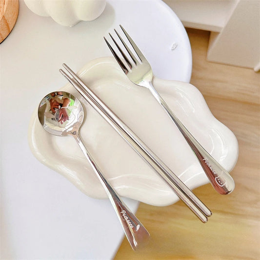 Sanrio Cutlery Set – My Melody & Kuromi Kawaii Spoon, Fork & Chopsticks