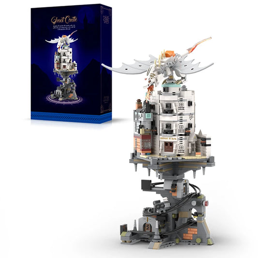 Wizard Tower Dragon MOC Building Bricks Set – 1056pcs Magic World Construction Toy