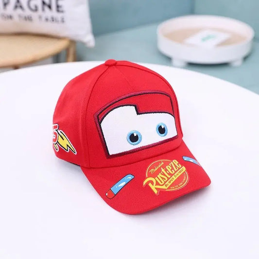 Lightning McQueen Children’s Baseball Cap – Cartoon Cars Sun Protection Hat