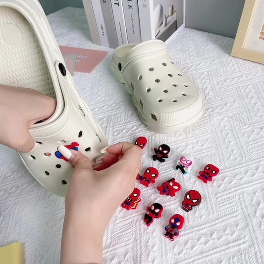 12Pcs Spider-Man Shoe Charms – Kawaii DIY Shoe Accessories for Kids