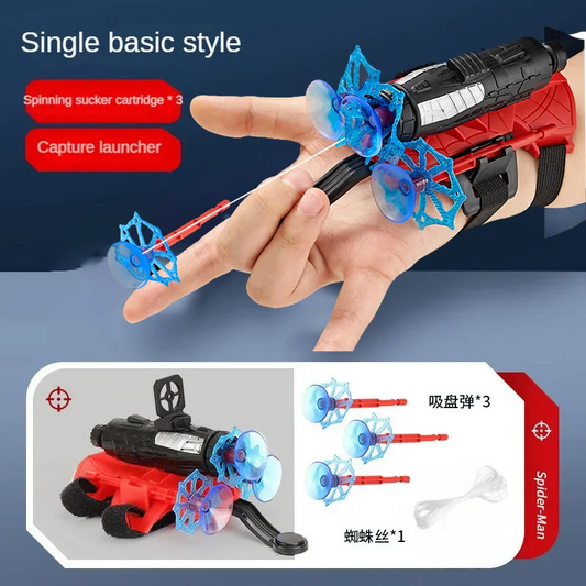 New Spiderman Action Figure & Role Play Glove Launcher Set – Anime Characters for Kids