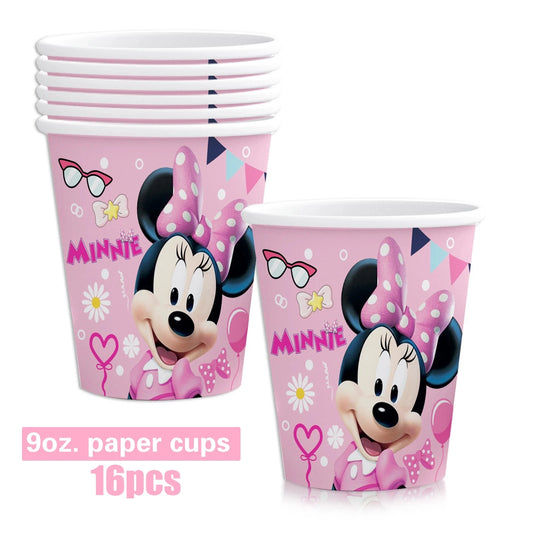 Disney Minnie Mouse Party Supplies – Banner, Balloons, Cups, Plates & Napkins for Kids’ Birthday & Baby Shower